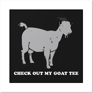 Check out my goat tee Posters and Art